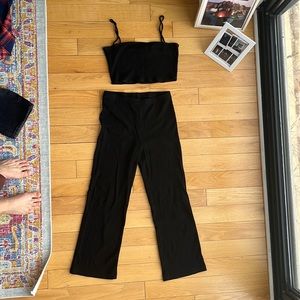 Reformation 2 piece black set